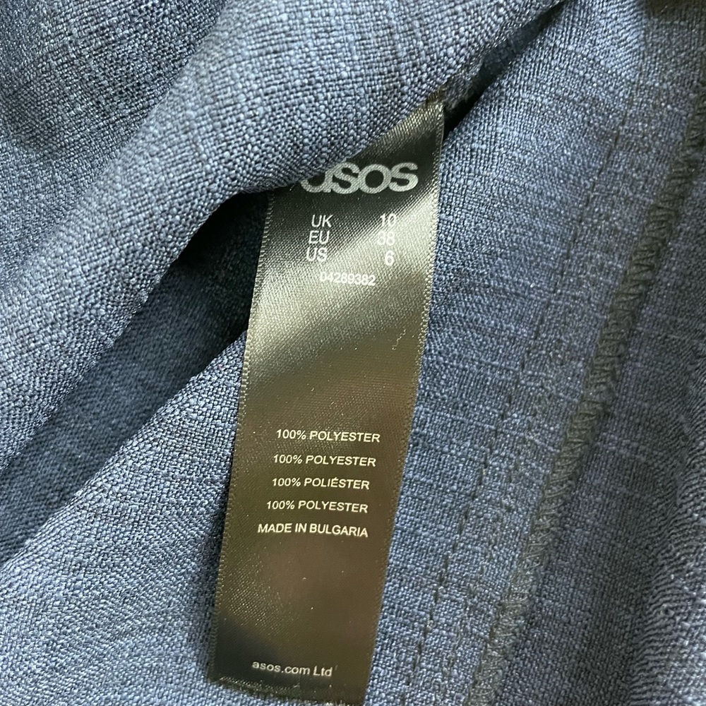 ASOS Navy Mini Dress - Picture 6 of 9
